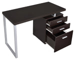 Brennan Cappuccino Wood Office Desk