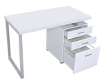 Brennan White Wood Office Desk