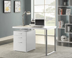 Brennan White Wood Office Desk