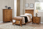 Brenner Rustic Honey Wood 7-Drawer Chest