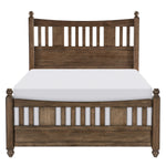 Brevard Light Brown Wood Cal King Bed