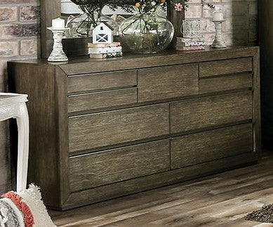 Bridgewater Light Walnut Wood Dresser