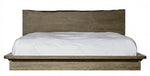 Bridgewater Light Walnut Wood King Bed