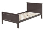 Bungalow Chocolate Wood Twin Bed