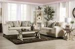 Burgess Beige Chenille 2-Seat Sofa