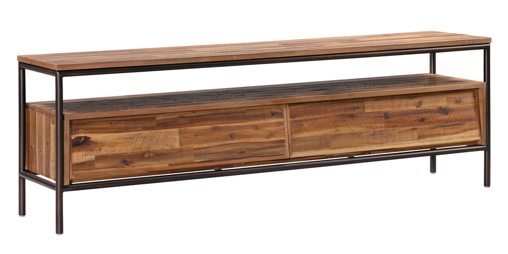 Bushwick Rustic Acacia Wood TV Stand