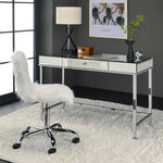 Canine Mirrored/Chrome Writing Desk with Drawer