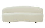 Cannellini Cream Velvet Sofa (Oversized)