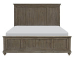 Cardano Driftwood Light Brown Wood Cal King Bed