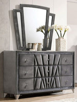 Carissa Gray Fabric Upholstered Dresser