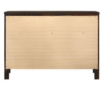 Carlton Cappuccino Wood 6-Drawer Dresser