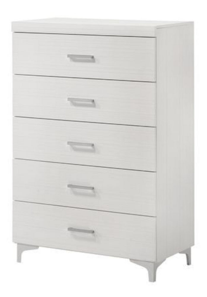 Casilda White Wood Chest