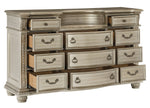 Cavalier Silver Wood 11-Drawer Dresser