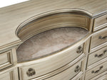 Cavalier Silver Wood 11-Drawer Dresser