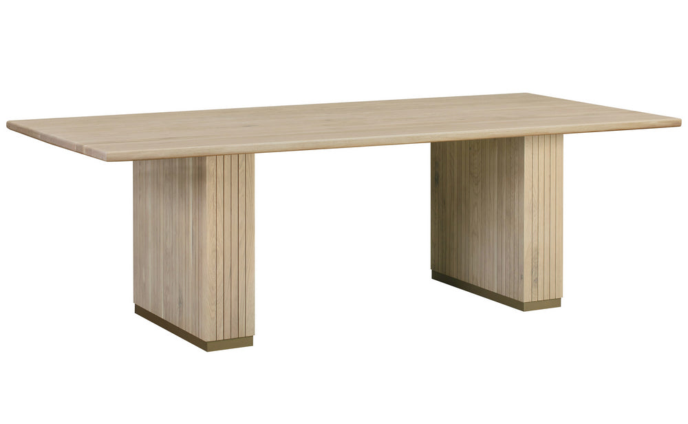 Chelsea Natural Oak Wood Dining Table (Oversized)