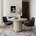 Chelsea Natural Oak Wood Round Dining Table