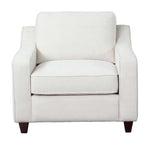 Christine 3-Pc Beige Woven Chenille Sofa Set