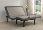 Clara Grey Fabric Cal King Adjustable Power Bed Base