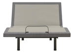 Clara Grey Fabric Cal King Adjustable Power Bed Base