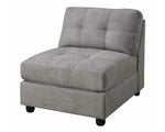 Claude 7-Pc Dove Chenille Modular Sectional Sofa