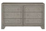 Colchester Driftwood Gray Wood 6-Drawer Dresser