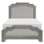 Colchester Driftwood Gray Wood/Gray Fabric Cal King Bed