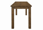 Coleman Rustic Golden Brown Wood Counter Height Table