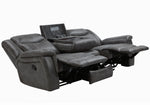 Conrad 2-Pc Breathable Leatherette Manual Recliner Sofa Set