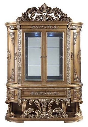 Constantine Brown & Gold Wood Curio