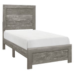 Corbin Gray Wood Twin Bed