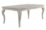 Crawford Silver Wood Extendable Dining Table