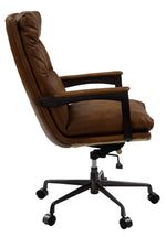 Crursa Sahara Leather/Metal Office Chair