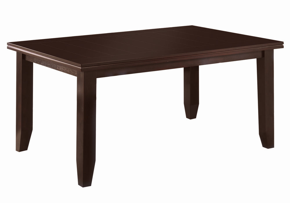 Dalila Cappuccino Wood Rectangular Dining Table