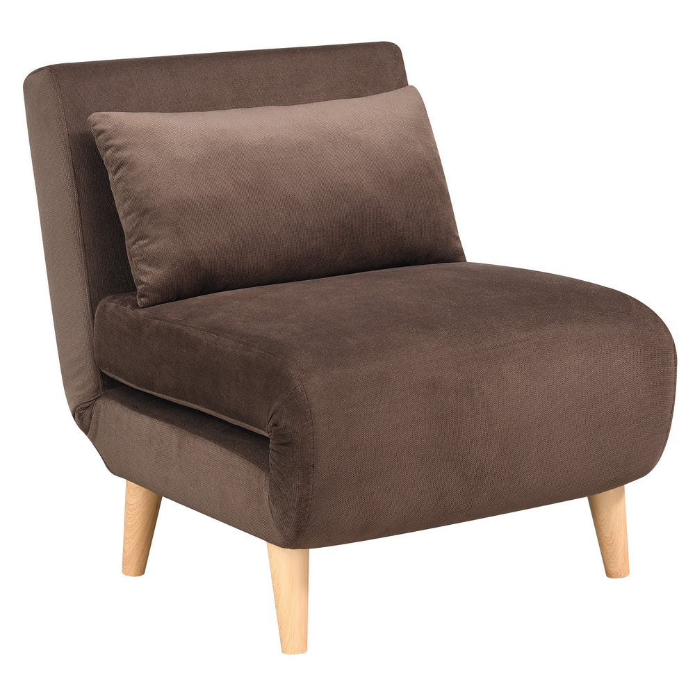 Dane Brown Fabric Convertible Chair