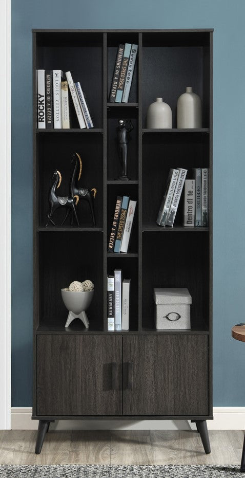 Daniela Dark Espresso Wood Bookcase