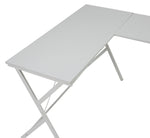 Dazenus White Wood/Metal Computer Desk