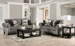 Delgada Graphite Chenille Loveseat