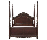 Deryn Park Cherry Wood Cal King Poster Bed