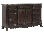 Deryn Park Cherry Wood 9-Drawer Dresser