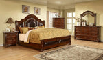 Devi Cherry Wood King Bed