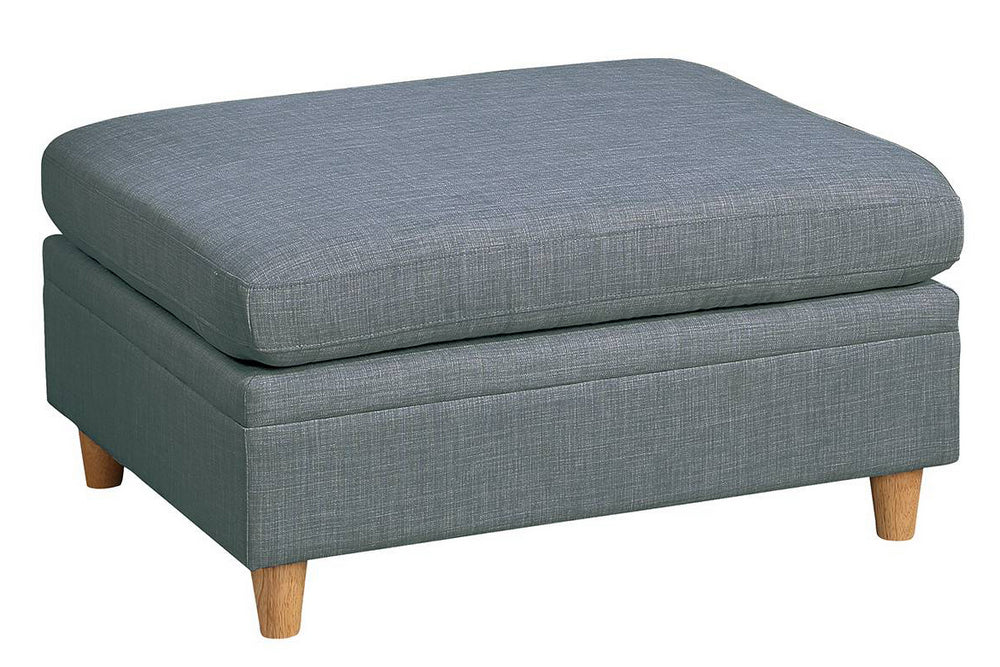 Divya Steel Fabric Ottoman