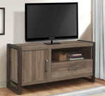 Dogue Brown/Gunmetal Wood 51" TV Stand