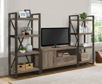 Dogue Brown/Gunmetal Wood 51" TV Stand