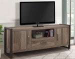 Dogue Brown/Gunmetal Wood 63" TV Stand