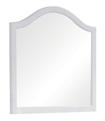 Dominique White Wood Frame Dresser Mirror