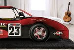 Dustrack Race Car Design Red Wood Twin Bed