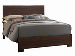 Edmonton 5-Pc Rustic Tobacco Wood Cal King Bedroom Set