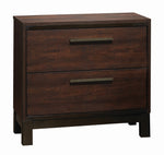 Edmonton 5-Pc Rustic Tobacco Wood Cal King Bedroom Set