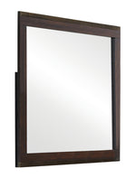 Edmonton Rustic Tobacco Wood Frame Dresser Mirror