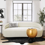 Ellison Contemporary Cream Boucle Sofa